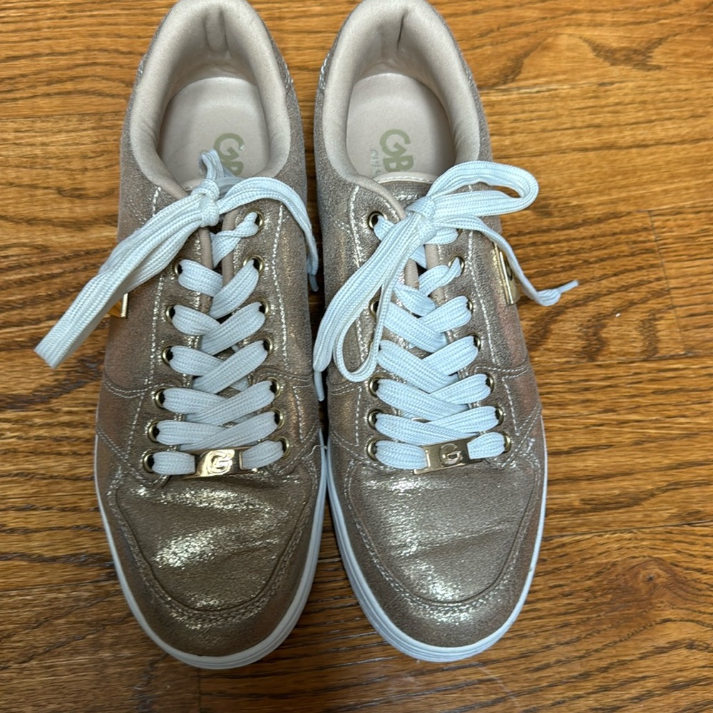 Guess metallic platform sneakers